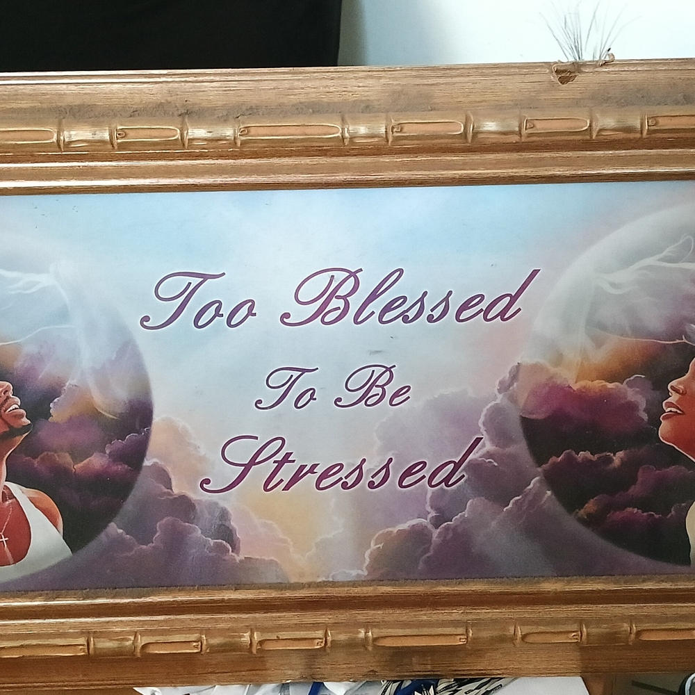 Inspirational Wall Art with Wooden Frame